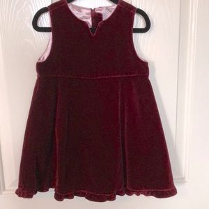 Baby Gap Velvet Dress